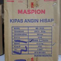 Gambar Heksos Fan Plafon 8 inch Maspion MV16EX dari SinarMurniIndonesia Kota Administrasi Jakarta Pusat 4 Tokopedia