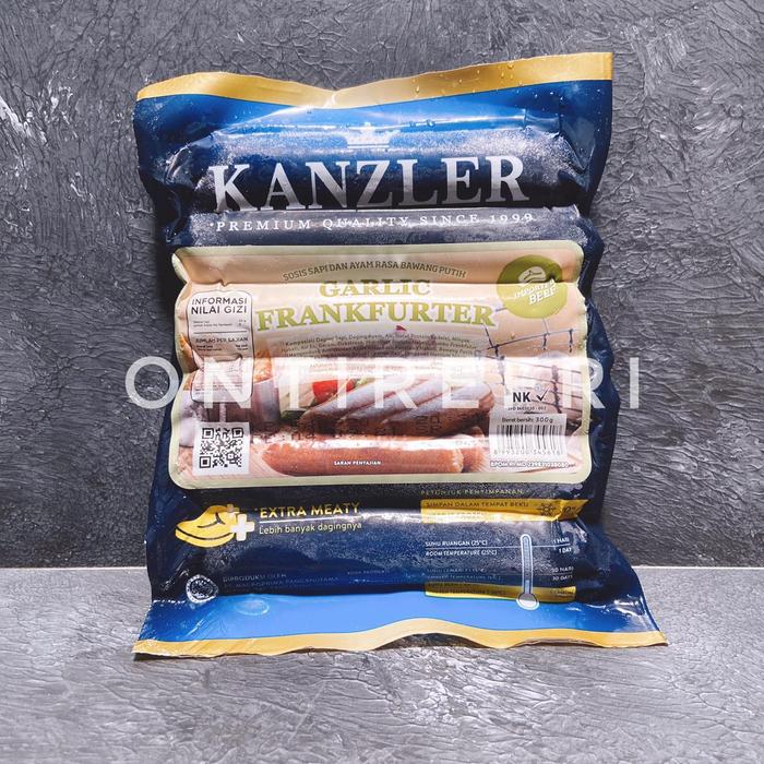 Gambar Kanzler Garlic Frankfurter (300gr) / Sosis Sapi dari Onti Refri Tokopedia Kota Surabaya Tokopedia