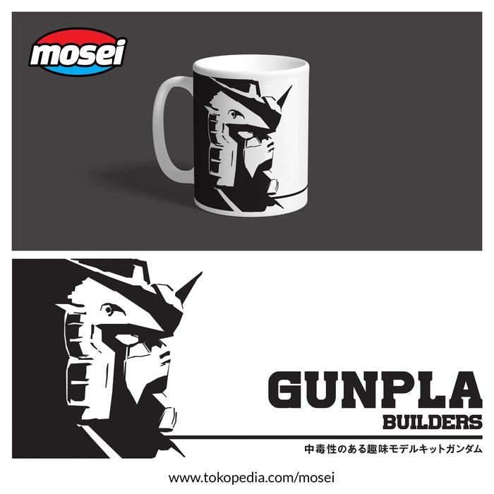 Gambar Mug Gundam Gunpla Builders dari Mosei Lampung Kota Bandar Lampung Tokopedia