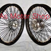 Gambar VELG SET JARI JARI SERIBU TROMOL SET BUAT BEBEK YAMAHA DAN HONDA dari As Motor Shop Kab. Tangerang 1 Tokopedia