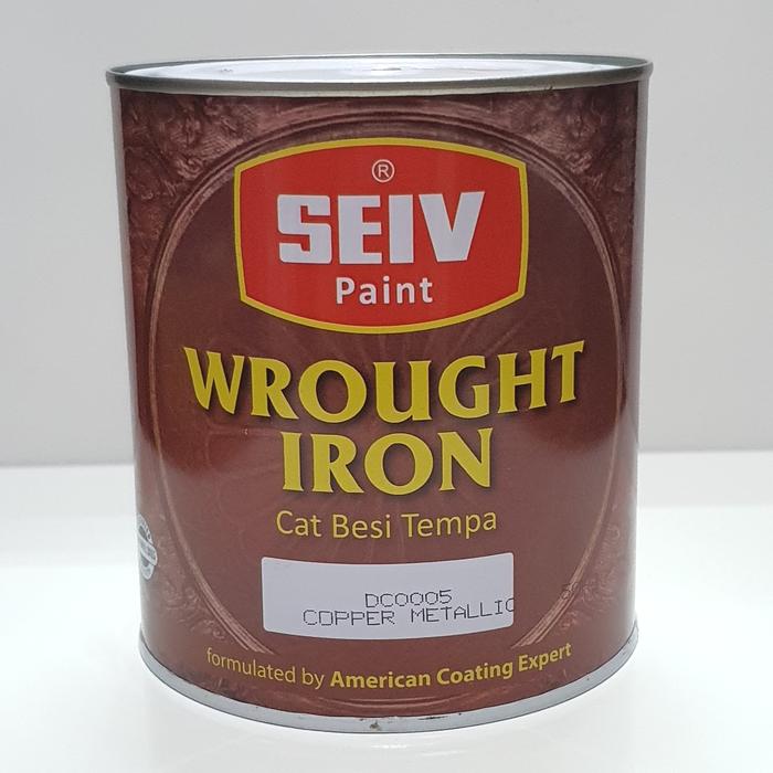 Gambar Cat Besi Tempa SEIV 1 Ltr Wrought Iron COPPER / Cat Besi Tembaga dari ARS Building Mart Kota Bandung Tokopedia