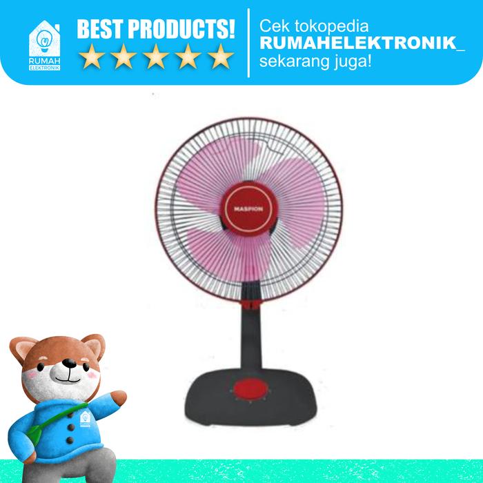 Gambar Kipas angin duduk meja desk fan Maspion EX308 dari Rumahelektronik.sby Kota Surabaya Tokopedia