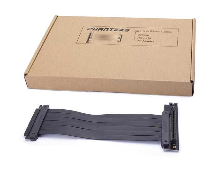 Gambar Phanteks Vertical GPU Riser Extender Flatline 220m/90 dari JnJ Online Kota Administrasi Jakarta Pusat Tokopedia