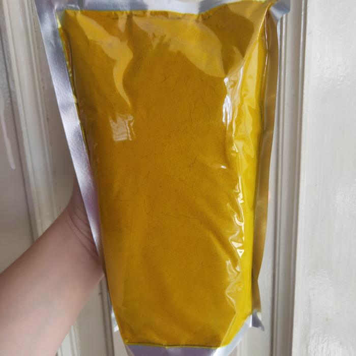 Gambar kunyit bubuk kunyit kunir kunyit kuning 100gram dari mishellashop Kota Administrasi Jakarta Utara Tokopedia
