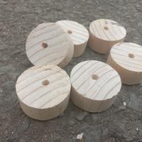 Gambar Dowel Disc/Dowel Slice Jati Belanda Diameter 35 mm x 15 mm with Hole dari Rafci workshop Kab. Tangerang 2 Tokopedia