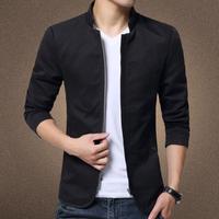 Gambar NIKAYU Blazer Pria Zipper Hitam Semi Formal Slim Fit Bahan High Twist Tebal Cocok untuk Acara Formal dan Semi Formal Casual Kerja dari YOURMENS STORE Kota Bogor 3 Tokopedia