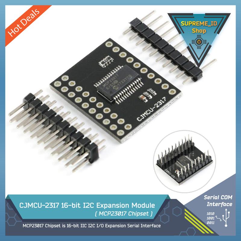CJMCU2317 CJMCU-2317 MCP23017 16-bit I2C IIC I/O Expansion Module ...