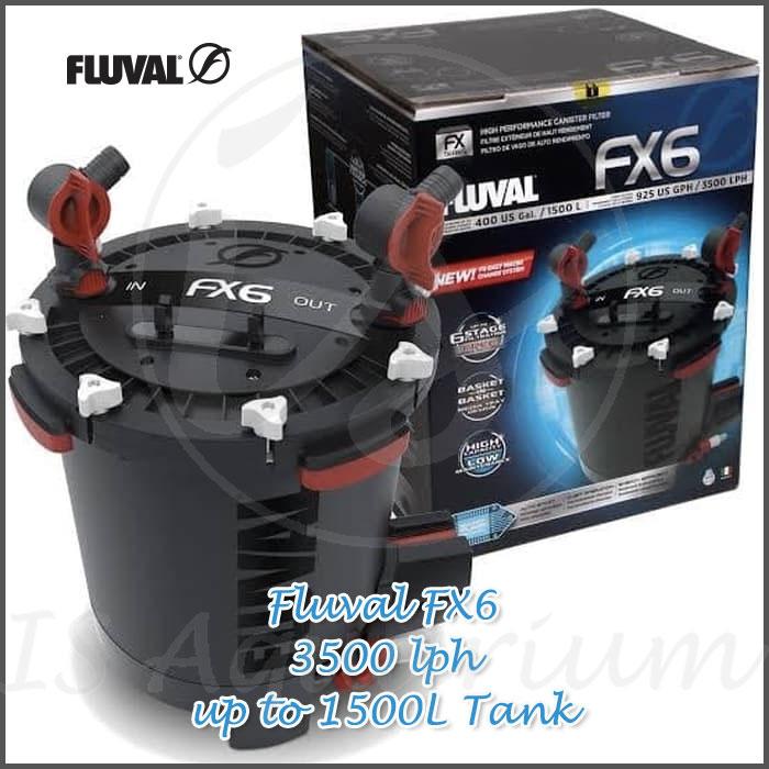 Gambar Canister Fluval FX6 - Canister Filter 3500LPH Filter Aquascape FX 6 dari IS Aquarium Kota Administrasi Jakarta Barat Tokopedia