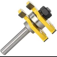 Gambar 1/4 inch Mata Profil Tounge Joint Router Bit Tenon Sambung Kayu dari Wanztools Kota Administrasi Jakarta Timur 2 Tokopedia