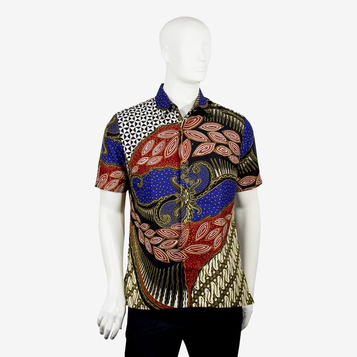 Gambar Batik Semar Kemeja Lengan Pendek Lampah Pahargyan All dari Batik Semar Store Kota Surakarta Tokopedia