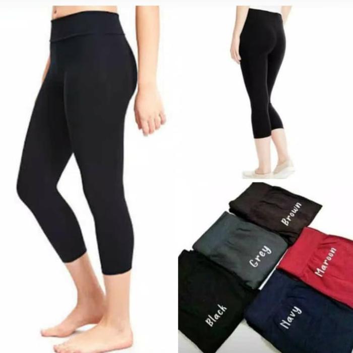Gambar Legging polos import 7/8 allsize fit to XXL. dari Ratih_colection Jakarta Utara Tokopedia