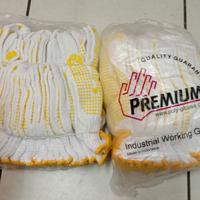Gambar Sarung tangan dotting polkadot bintik kuning premium dari Cakra Safety Kota Administrasi Jakarta Barat 2 Tokopedia