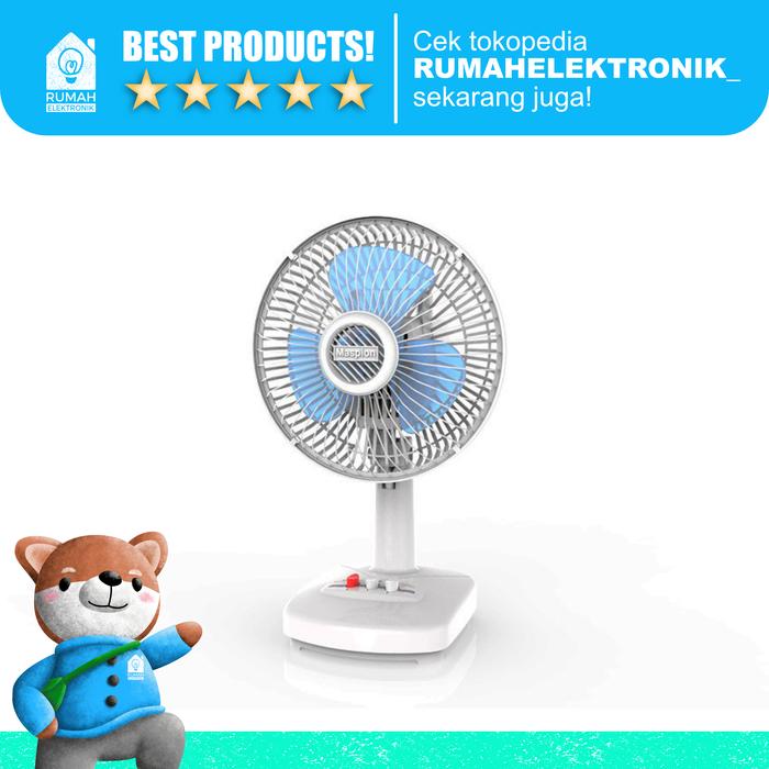 Gambar Kipas angin duduk desk fan Maspion F 18 DA dari Rumahelektronik.sby Kota Surabaya Tokopedia