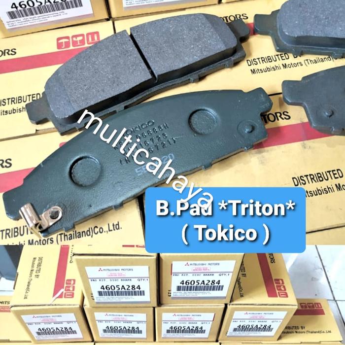 Gambar kampas rem depan brake pad Mitsubishi Triton/Pajero 4605A284 dari multi cahaya autopart Kota Administrasi Jakarta Pusat Tokopedia
