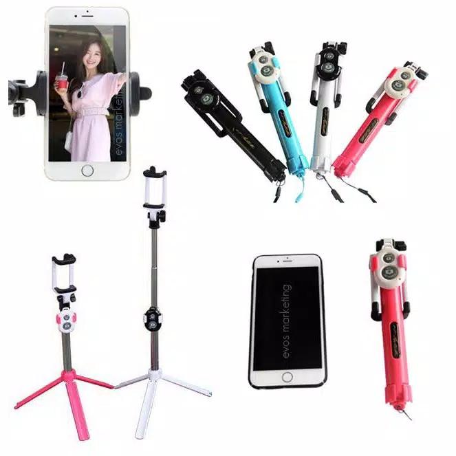 Gambar TONGSIS 3 IN 1 / TOMSIS BLUETOOTH SHUTTER / TRIPOD BLUETOOTH SELFIE dari demarshop.crb Kota Cirebon Tokopedia