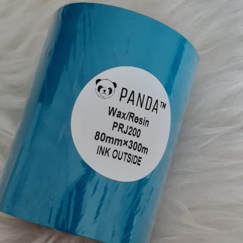 PANDA PRJ-200 WAX RESIN 80x300 FACE OUT BARCODE PRINTER RIBBON