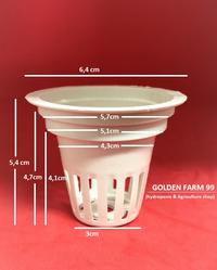 Gambar Jual netpot bertingkat untuk hidroponik harga terjangkau warna putih dari Golden Farm 99 Kota Administrasi Jakarta Barat 2 Tokopedia