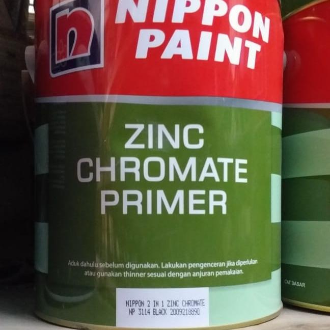 Gambar Nippon 2 in 1 zinc chromate black 5kg/galon dari Sinar Mas Bangunan 1 Kota Surabaya Tokopedia