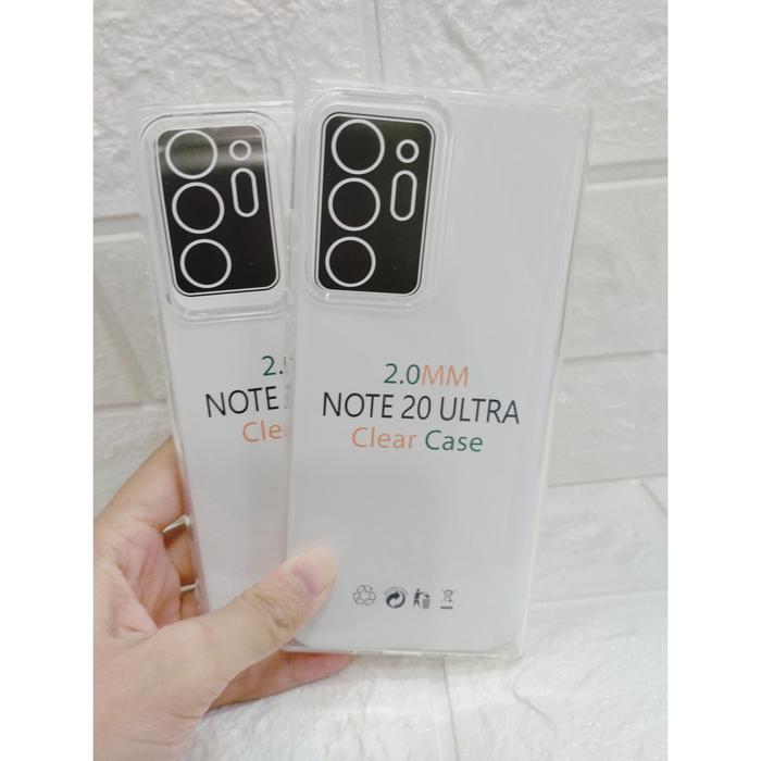 Gambar Samsung galaxy note 20 ultra Clear Case 2mm Transfaran Premium Soft dari AIMILE Jakarta Pusat Tokopedia