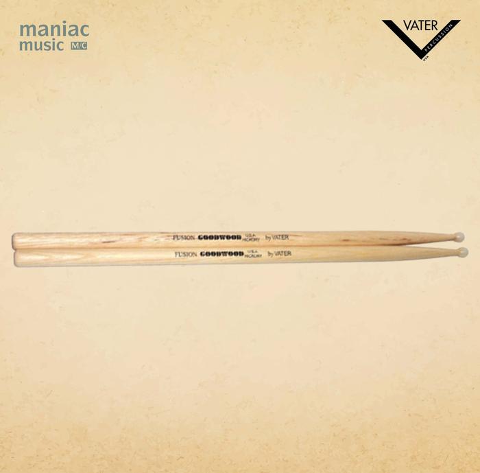 Gambar Vater GWFN (Stick Drum, Goodwood, Fusion, Nylon Tip, American Hickory) dari Maniac Music Bandung Kota Bandung Tokopedia