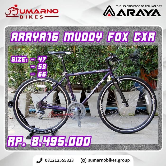 Gambar Sepeda ARAYA MUDDY FOX CXR (dark purple) dari Dunia Sepeda Online Kota Makassar Tokopedia