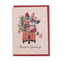 Gambar Christmas Card / Kartu Natal Bajaj Kado Pink Kamalika Artprints dari Kamalika Artprints Kota Administrasi Jakarta Selatan 1 Tokopedia