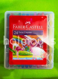 Gambar CRAYON / OIL PASTEL FABER CASTELL TWIST 24 WARNA dari HALMOY Kota Medan 1 Tokopedia