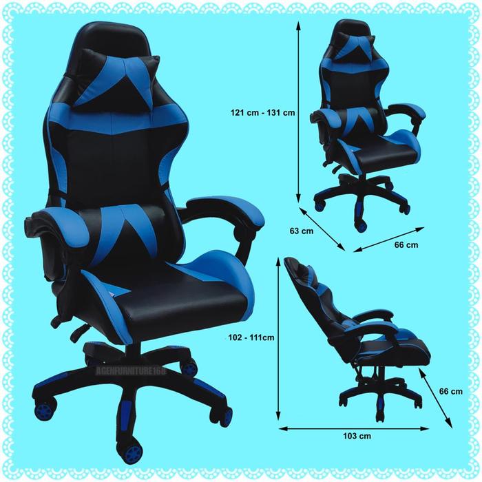 Gambar Kursi Gaming/Kursi Kantor/Kursi dari Proyektor Lavish 168 Kab. Tangerang Tokopedia