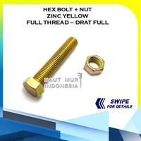 Gambar BAUT MUR KUNING M6X12 ISI 10PCS dari BAUTMUR INDONESIA Kab. Bekasi 2 Tokopedia