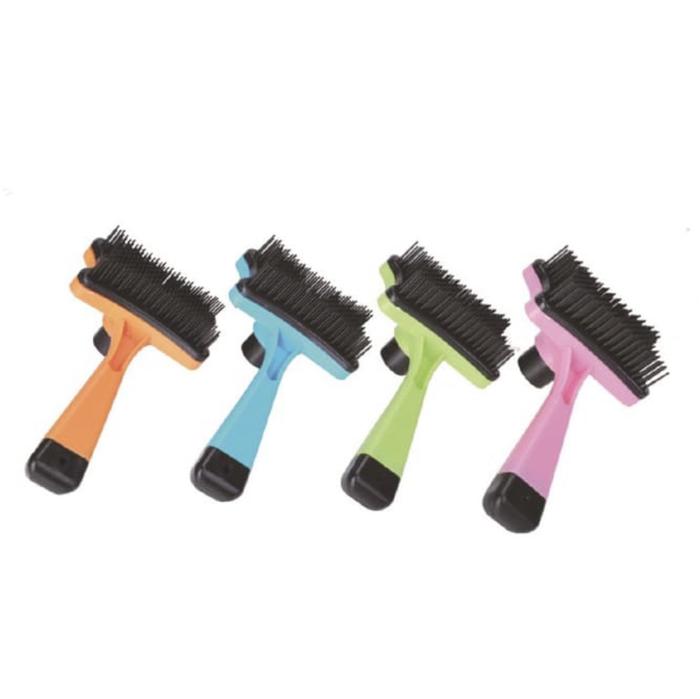 Gambar CHIRO SELF CLEANING COMB - SISIR GROOMING KUCING ANJING dari Jinora Petstore_NEW Kab. Garut Tokopedia