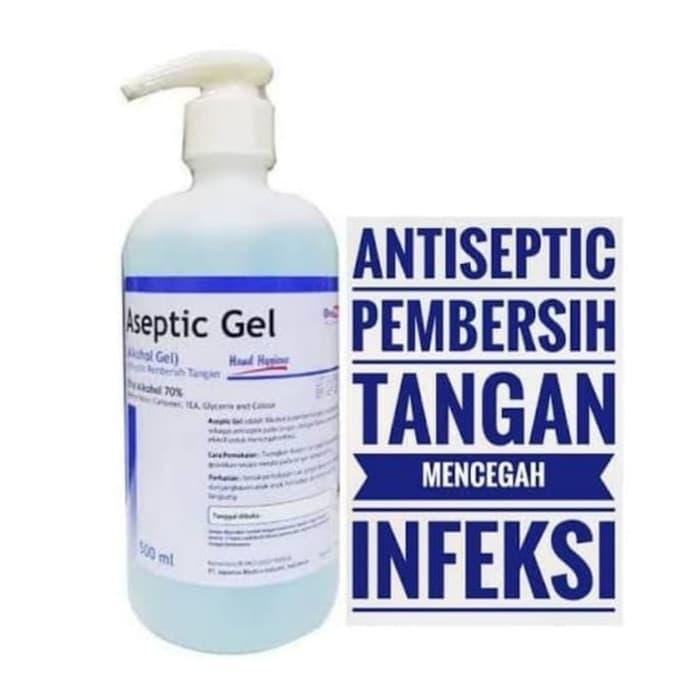 Gambar Aseptic Gel 500ml + dispenser Pump OneMed dari chelsea medical Kota Tangerang Tokopedia