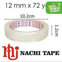 Gambar ISOLASI NACHI TAPE 12MM X 72 YARD SHRING TRANSPARAN dari ANEKA STATIONERY GROSIR Kota Malang 3 Tokopedia