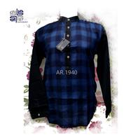 Gambar BAJU KOKO KOTAK KOTAK HITAM BIRU dari geraisaharaku Kota Payakumbuh 1 Tokopedia