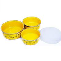 Gambar maspion mixing bowl enamel/rantang susun 3+3 tutup honey be dari Yeosi shop82 Kota Depok 2 Tokopedia