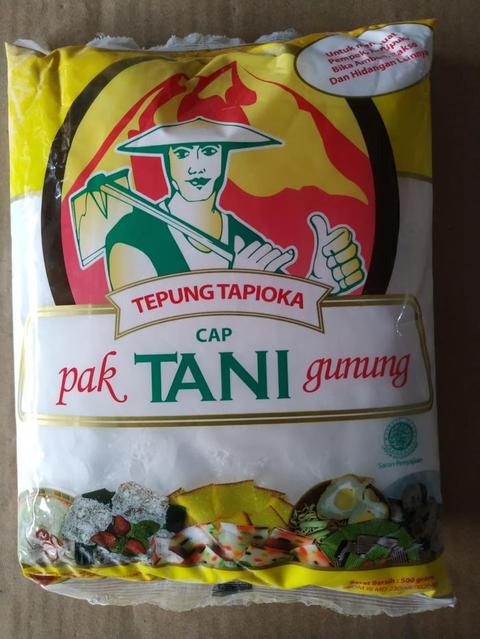 Gambar TEPUNG TAPIOKA CAP PAK TANI GUNUNG / TOPI KUNING 500 GRAM dari Toko Robby Tangerang Kota Tangerang Tokopedia
