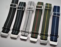 Gambar Marine Parachute Elastic Watch Strap Tali Jam Tangan Nato MN 20mm 22mm dari FleurDeLis Collection Kota Administrasi Jakarta Barat 4 Tokopedia