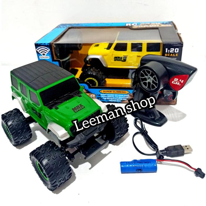 Gambar RC ROCK CRAWLER MAINAN ANAK MOBIL REMOTE CONTROL RADAR - RDR 1037 dari leemantoys Kota Administrasi Jakarta Barat Tokopedia