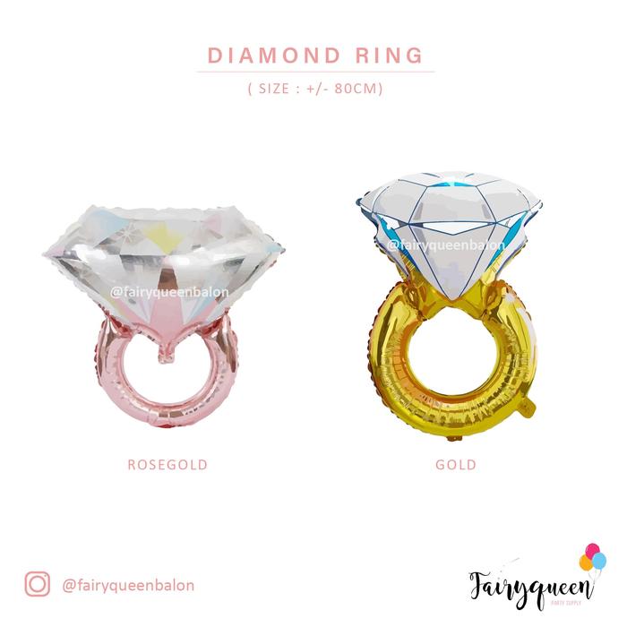 Gambar Balon Foil Ring Cincin Jumbo dari Fairy Queen Balon Kota Administrasi Jakarta Barat Tokopedia
