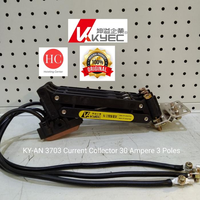 Gambar KY-AN 3703 Current Collector 30 Ampere Original KYEC For Hoist Crane dari hoistingcenter Kota Administrasi Jakarta Barat Tokopedia