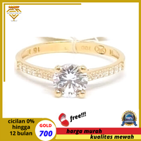Gambar cincin emas kuning asli 700-model simpel 07 dari New Berlian jewellery Kota Tangerang Selatan 1 Tokopedia