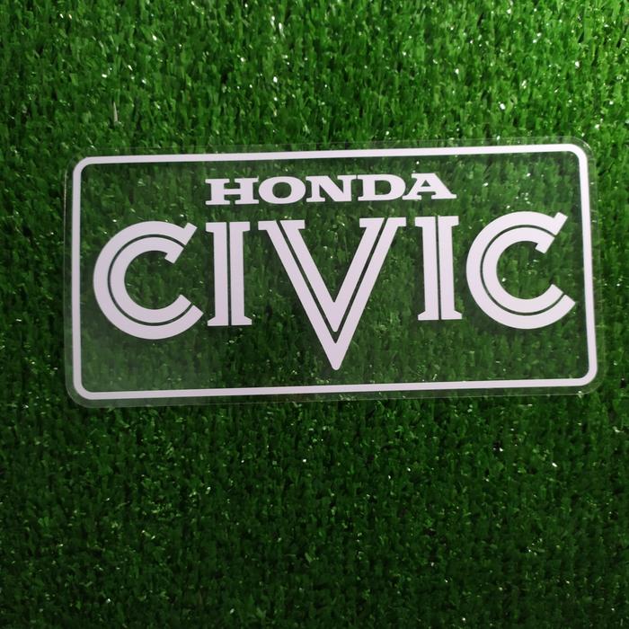 Gambar sticker honda civic deluxe dari Stickerrun Kota Bandung Tokopedia
