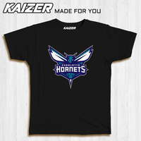 Gambar KAIZER ST-0113 Kaos Charlote Hornets Logo - Sports - NBA dari UniTee Official Jakarta Selatan 3 Tokopedia
