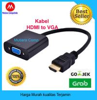 Gambar KABEL HDMI HDMI TO VGA CONVERTER CABLE ADAPTER dari Mutiara Computindo Kab. Bekasi 3 Tokopedia