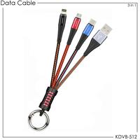 Gambar Kabel Data Vanvo 3 In 1 (micro/type C/lightning) KDVBN-512 dari Destiny Computer Kota Palembang 2 Tokopedia