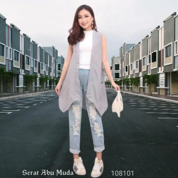 Gambar Outer Cardy Rompi Outerwear Wanita dari TokTikTop Kota Administrasi Jakarta Barat 4 Tokopedia