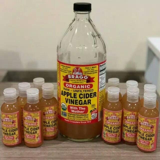 Gambar (SHARE IN JAR) PURE 60ML Apple cider vinegar bragg, cuka apel murni dari Beautycat Cosmetics Kota Surakarta Tokopedia