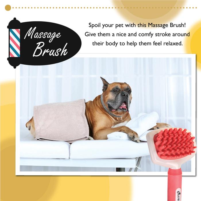 Gambar Massage Brush Sikat Pijat untuk hewan dari PetMura132 Kota Administrasi Jakarta Utara Tokopedia