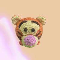 Gambar DIY Kit untuk amigurumi (boneka rajut) Tsum tsum Tigger dari Nanari Crochet Kota Medan 5 Tokopedia