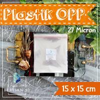 Gambar Plastik Opp Lem 15X15 Cm Tebal 30s Micron Isi 100 lbr dari Plastik Opp Berlian 90 Kota Bandung 1 Tokopedia