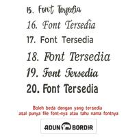 Gambar Souvenir Handuk Anjoly Bordir Custom, Menyerap Air Ukuran 30 X 70 CM dari Adun Bordir Kota Tasikmalaya 5 Tokopedia